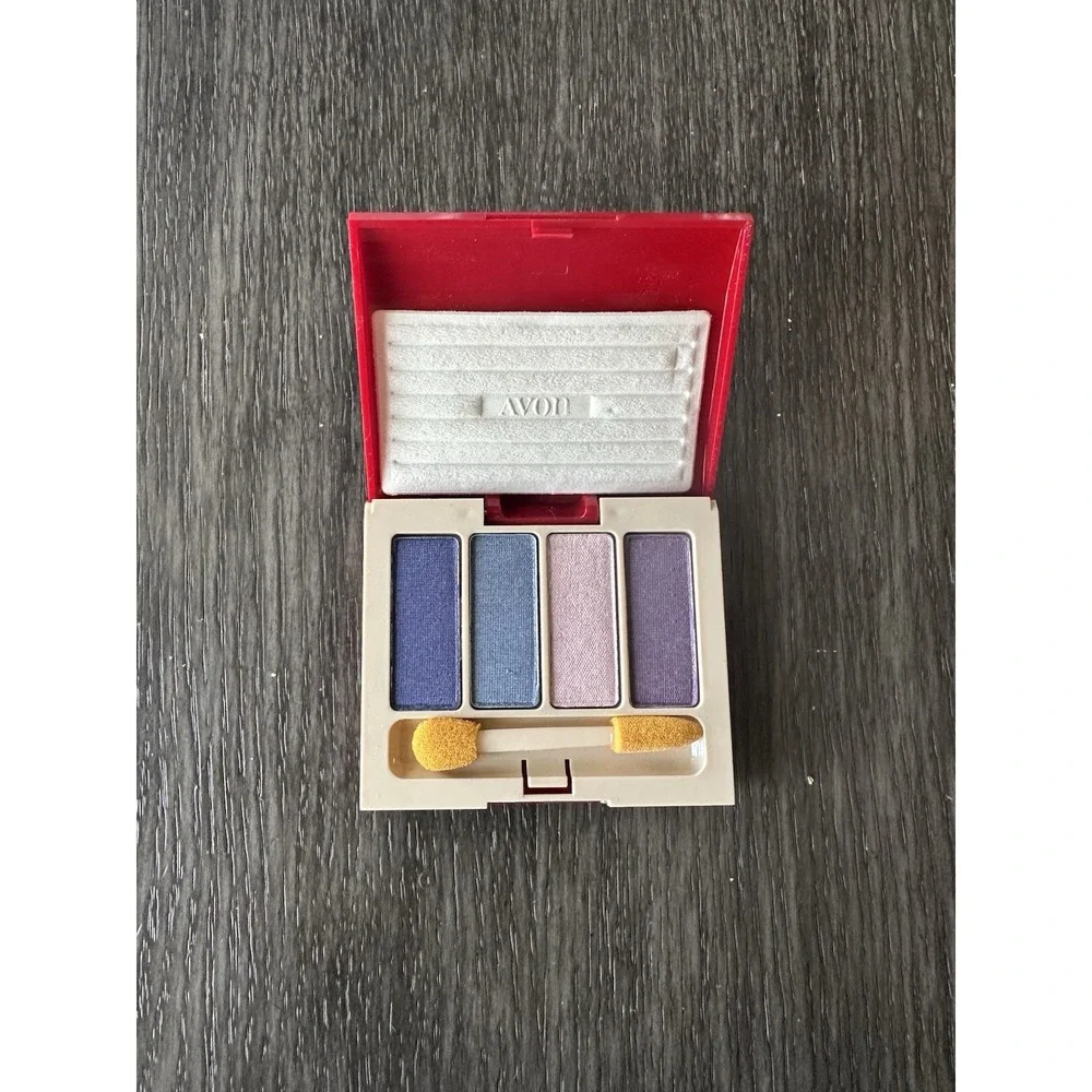 Vintage 1988 Avon Silk‎ Finish Eyeshadow Quad x3. New. 40348 | 40488 | 40548